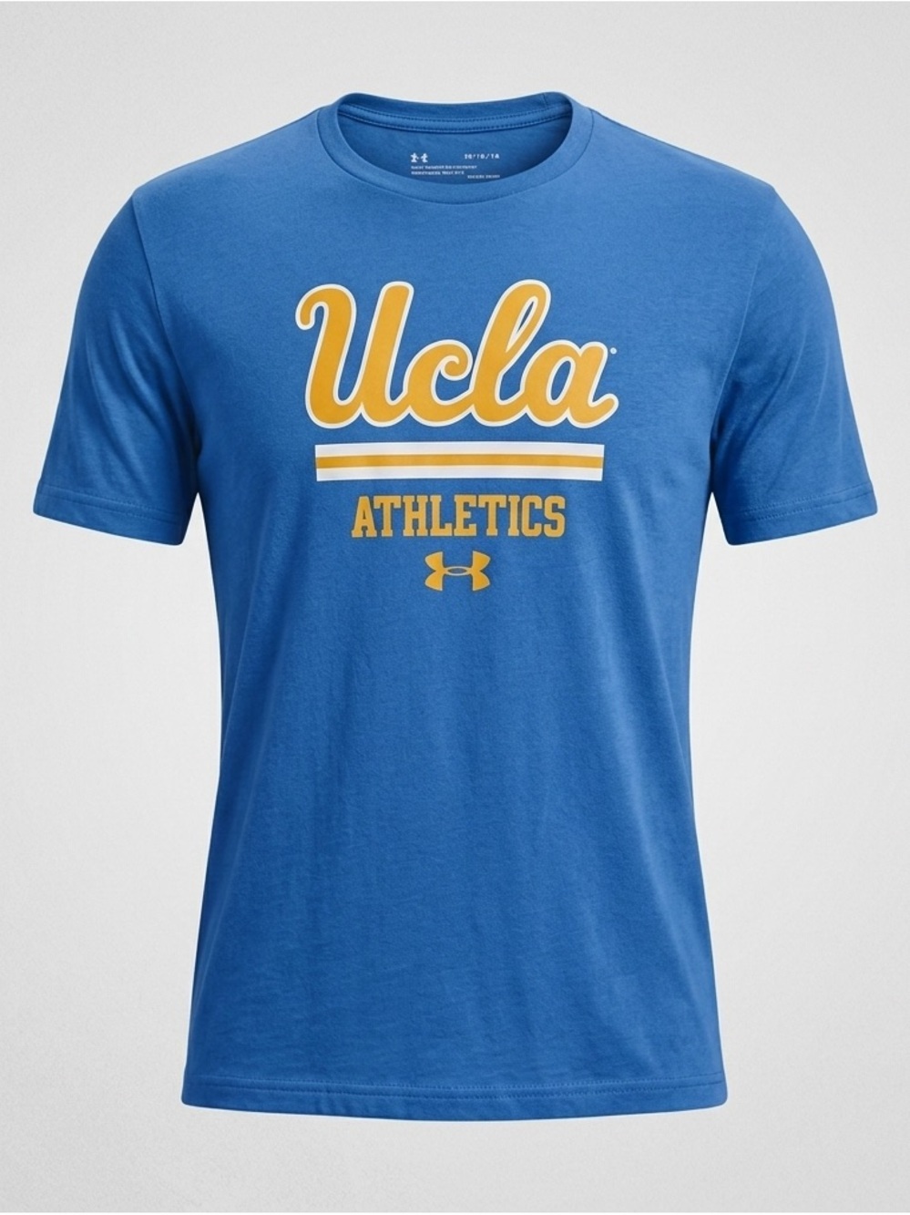 UCLA Athletics Under Armour HeatGear T-Shirt Blue Small